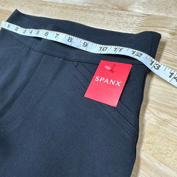 Spanx NWT The Perfect Black Pant Ankle Backseam Skinny Leggings Size XS Ponte - Picture 10 of 13